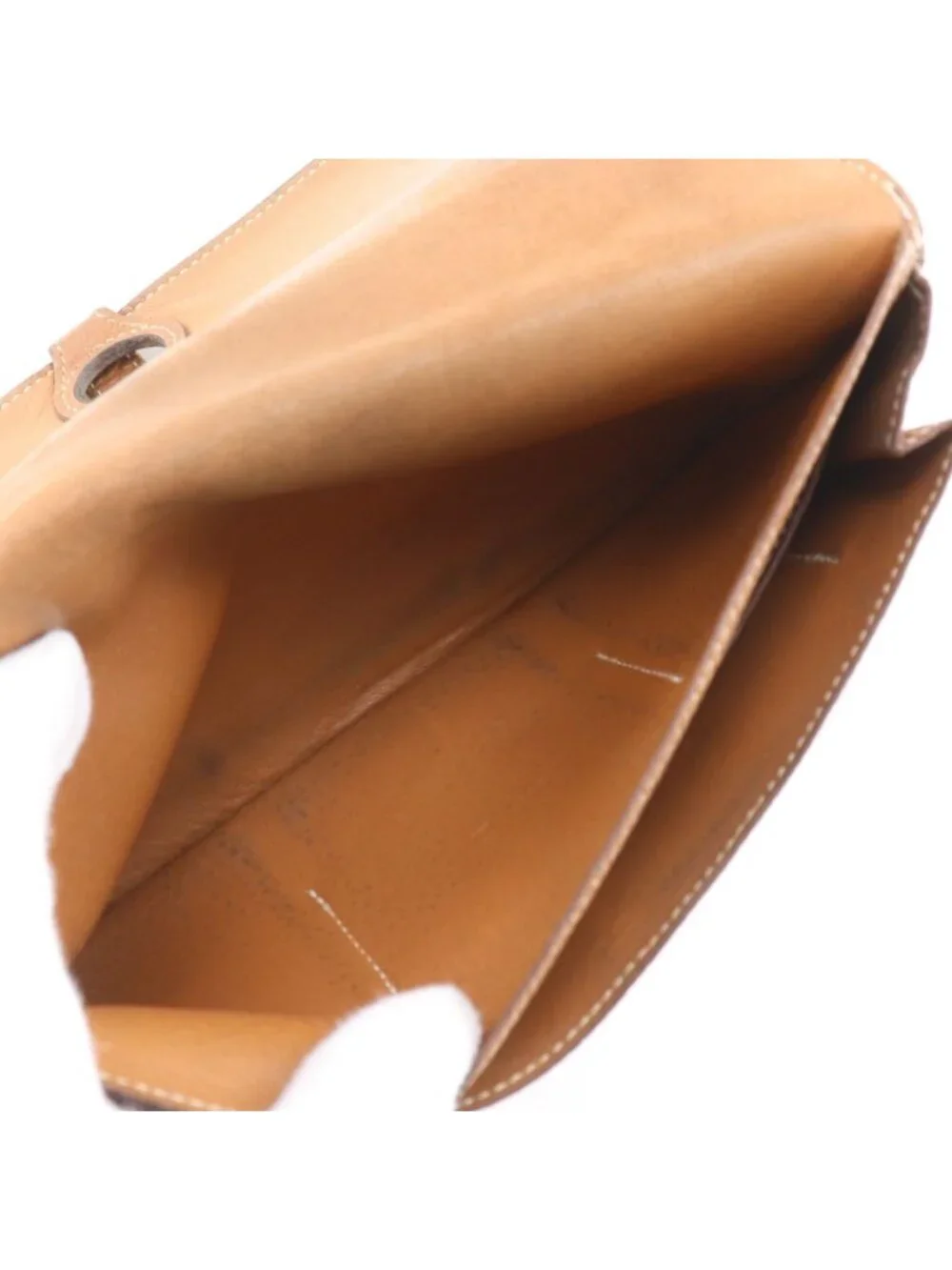 Hermes Dogon Taurillon Clemence Gold Brown I Wallet